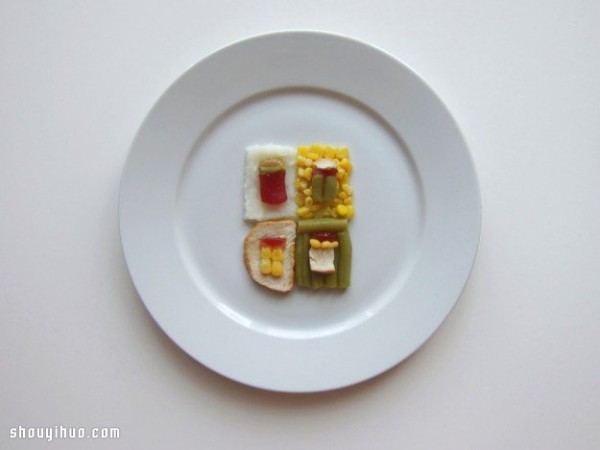 DIY artistic food presentation based on the painting style of a well-known artist