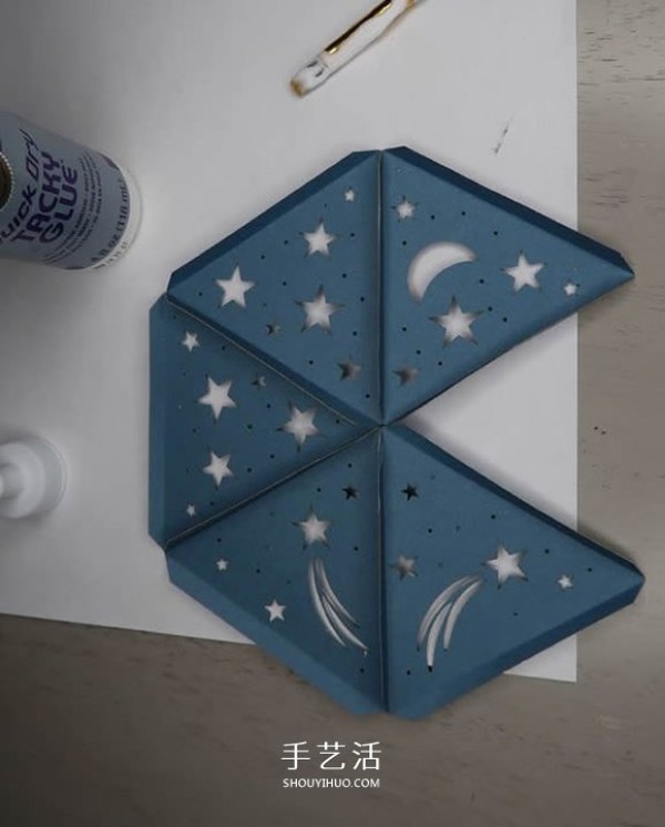 Tutorial on how to make your own icosahedral star projection lamp