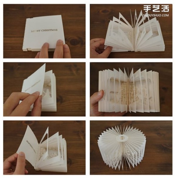 Appreciation of 360-degree three-dimensional hollow book works and exquisite hollow book pictures