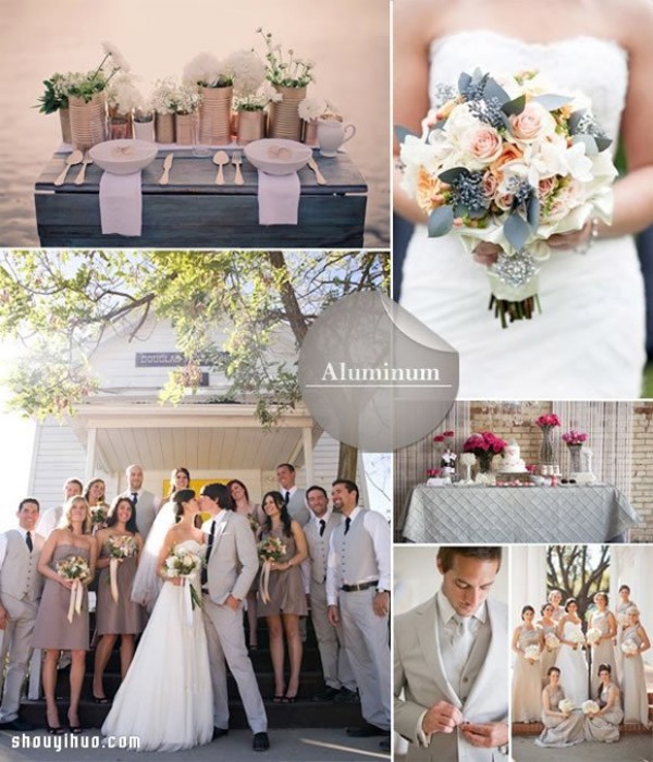 10 super beautiful wedding decoration color matching DIY