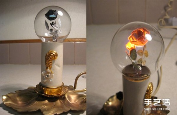 Power on makes flowers bloom! The beautiful luminous art of antique light bulbs