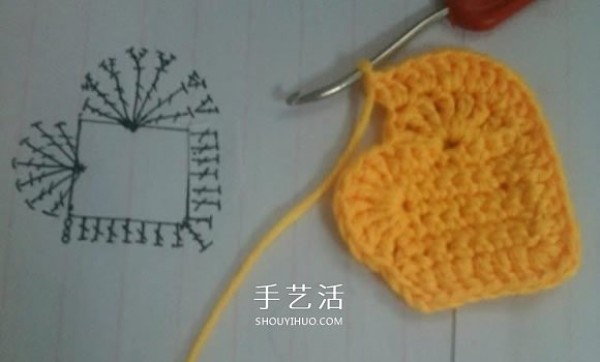 Simple crochet tutorial: How to knit woolen love charms