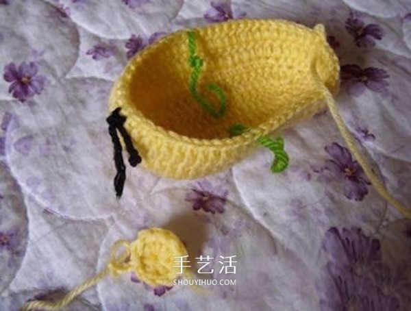 The weaving method of baby woolen warm shoes, the single color is already very good! 