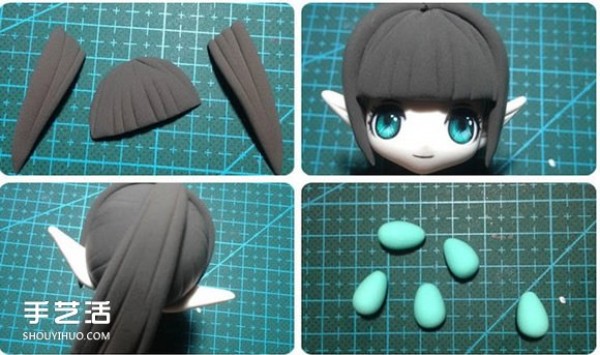 Ultra-light clay DIY production of DN Dragon Nest female archer doll figure