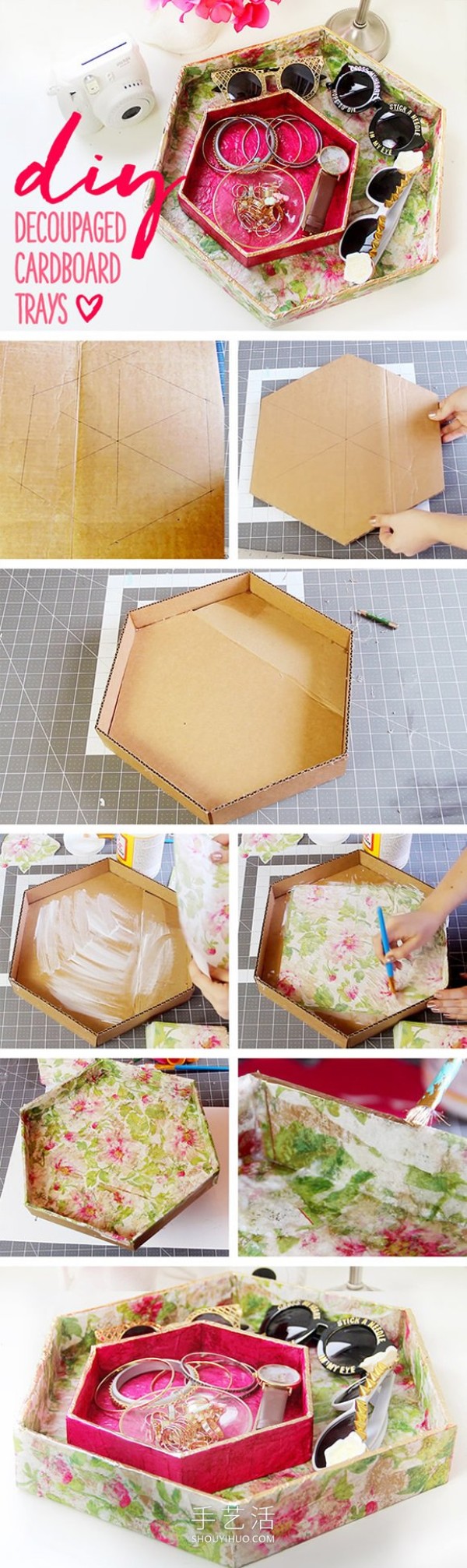 15 cardboard creative handicrafts and illustrations to help you learn to do them! 