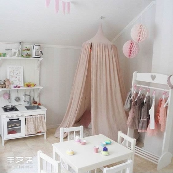 If you have a daughter, you must create an ice cream-colored room for her like this