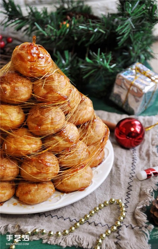 How to make a puff Christmas tree and how to make a beautiful Christmas puff tower