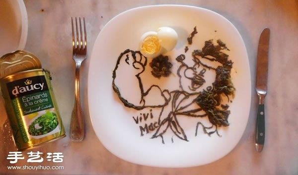 Food painting with French artist Vivi Mac