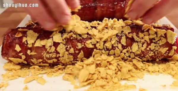 The best meat sushi recipe, homemade bacon-wrapped pure meat sushi