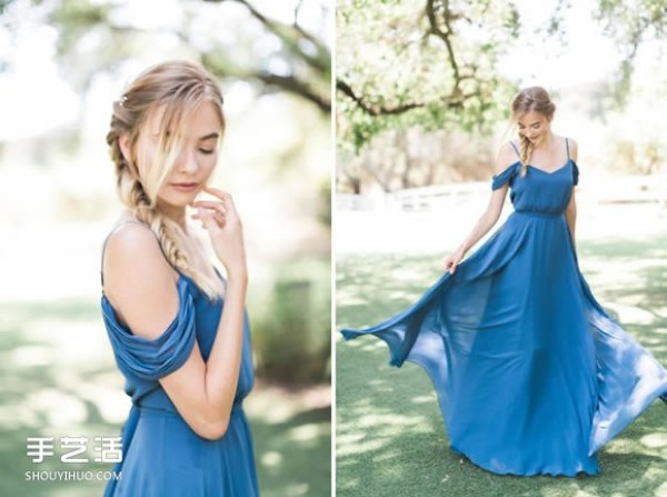 Joanna Augusts beautiful wedding dress and bridesmaid dress can also be full of fairy spirit