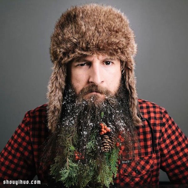 12 Weird Christmas Beards for Bearded Men to DIY! 