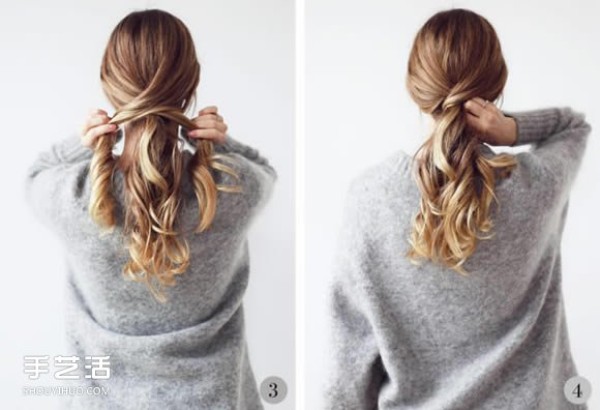 The charming little secret behind it: a simple and easy-to-use low ponytail hairstyle