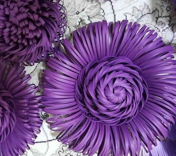 How to make handmade paper flowers with many beautiful paper flowers with complete illustrations