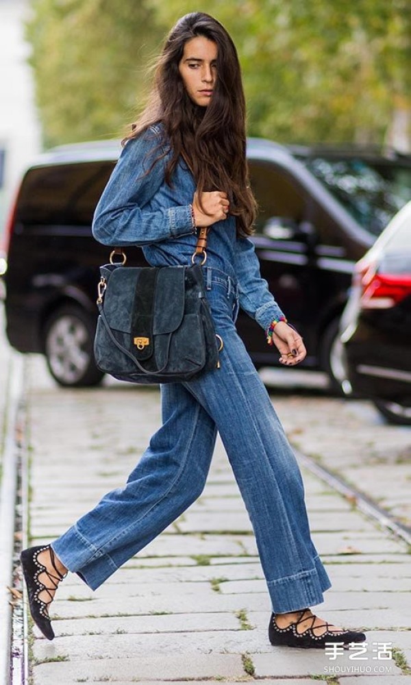 The trend of jeans: 5 styles of denim wide pants