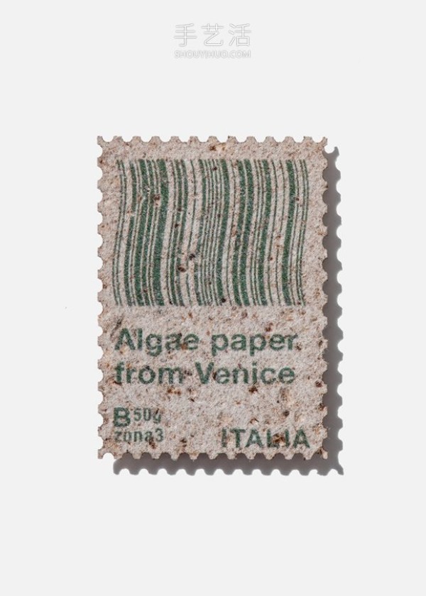 Create an environmentally friendly design, stamps made from Venetian aquatic plants! 