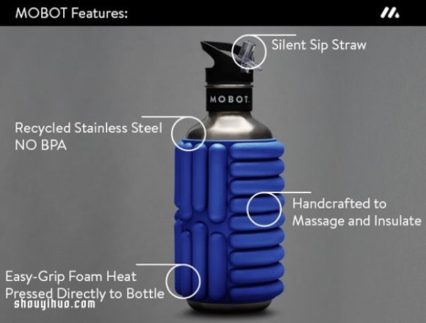 MOBOT sports water bottle can easily rehydrate you for exercise!