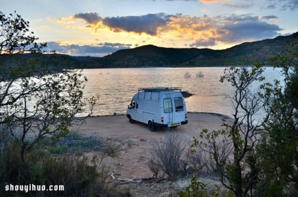 An old LDV van was converted into a campervan and traveled around the world in 5 months