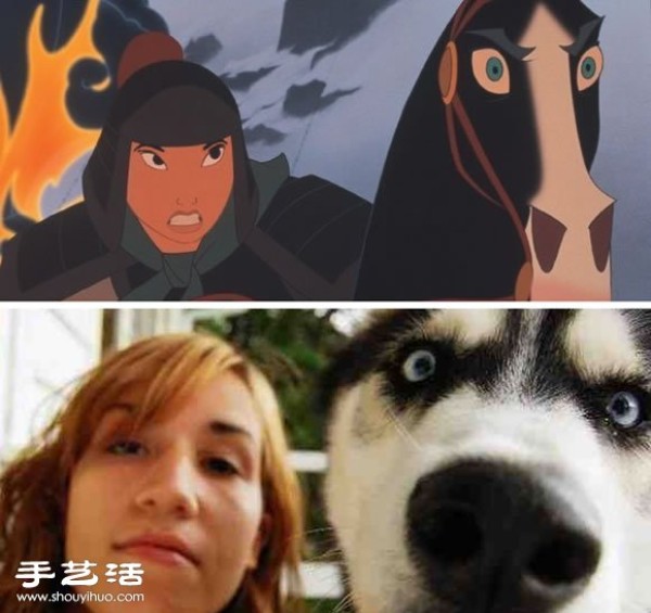 Funny selfies of real-life humans and animals in animated scenes