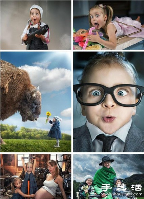 Children photography photos with science fiction color