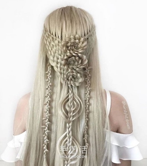 German Girls DIY Amazing Hairstyles Like Complex Crochet Patterns