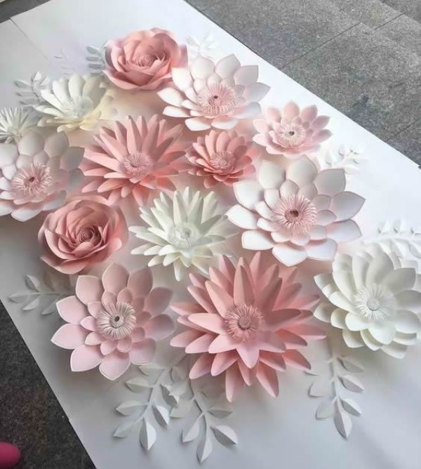 How to make handmade paper flowers with many beautiful paper flowers with complete illustrations