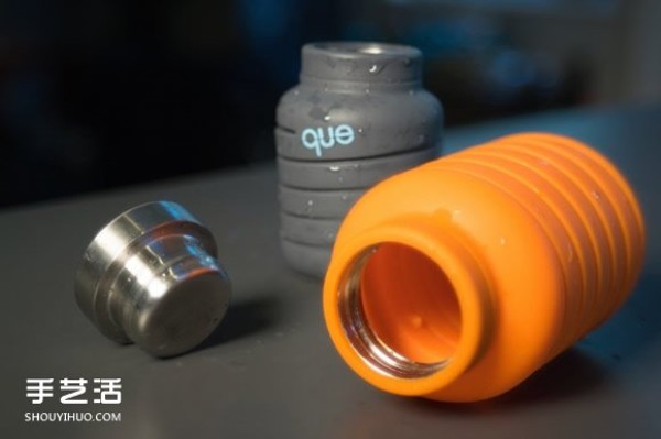 Drink more, drink less, and get the design of a retractable, portable water bottle