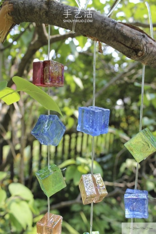 Reuse old waste! Tutorial on homemade creative spring wind chimes