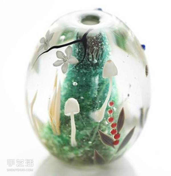 The dragonfly jade works of Japanese craftsmen create an independent glass world