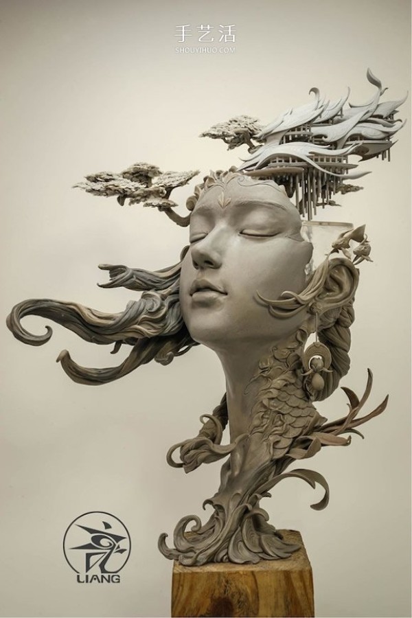 The majestic and delicate clay sculpture: Chang