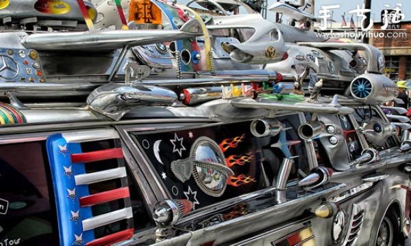 More than 40 car parts were hand-made in 10 years to create a dream car