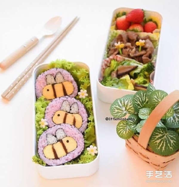 Cute Japanese cartoon sushi pictures will make you reluctant to eat them! 