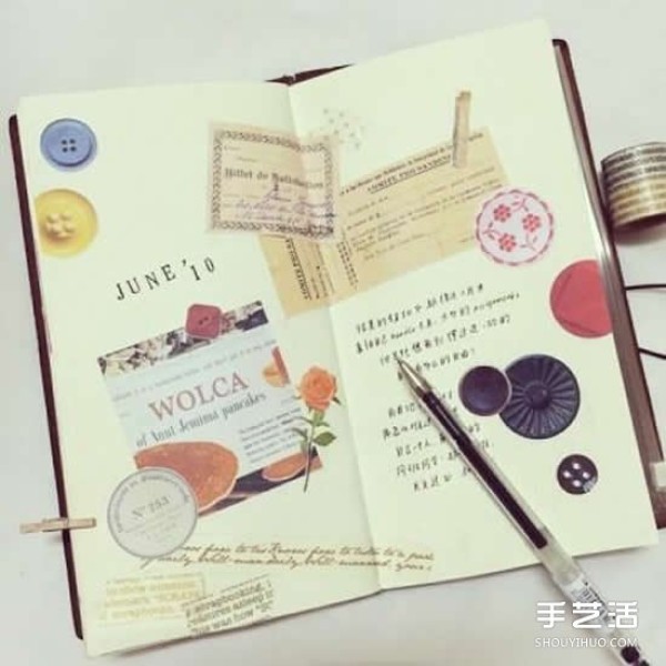 The travel diary made by a Malaysian girl is so cute! 