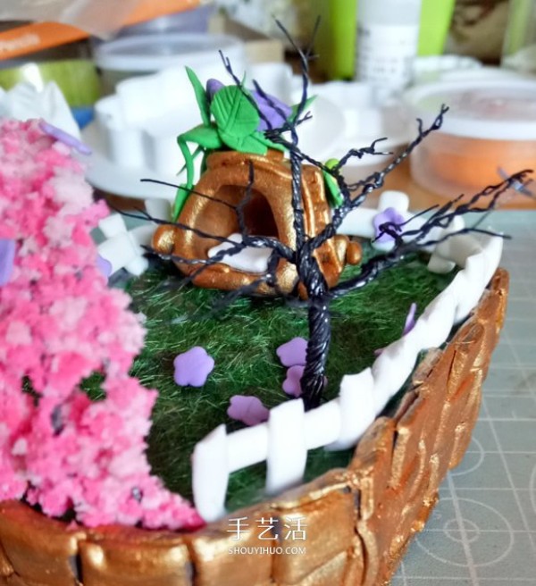 Ultra-light clay elf house to make cute elf house with clay DIY