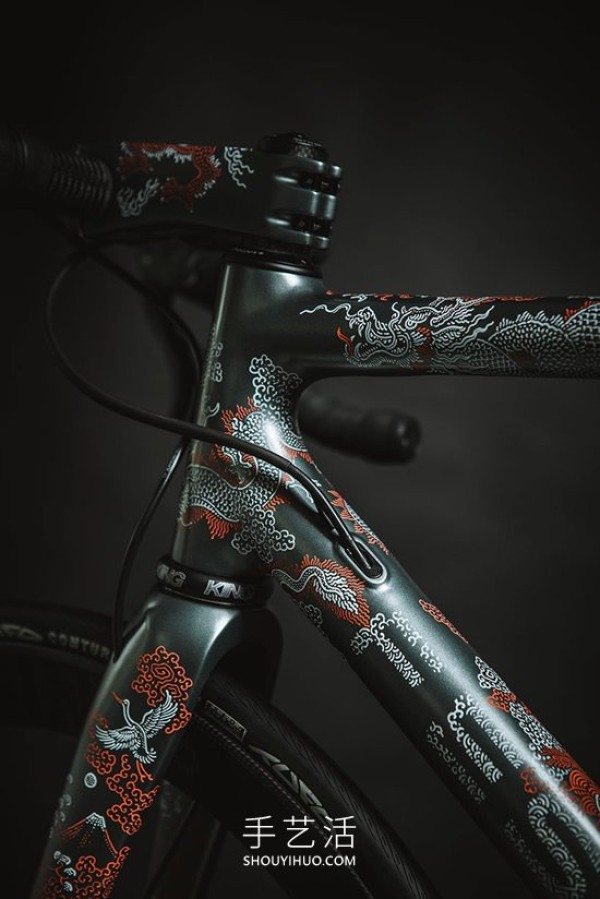 Super-exquisite hand-painted Oriental-style bicycle Scalatore Samurai! 