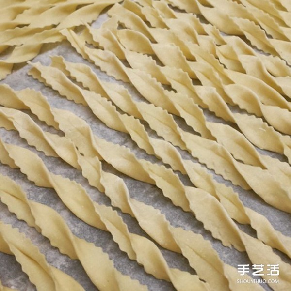 The process of making handmade pastaIt can also make people feel comfortable all over the body