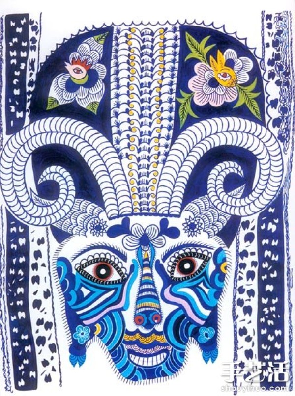 Appreciation of Ansai folk painting and art works