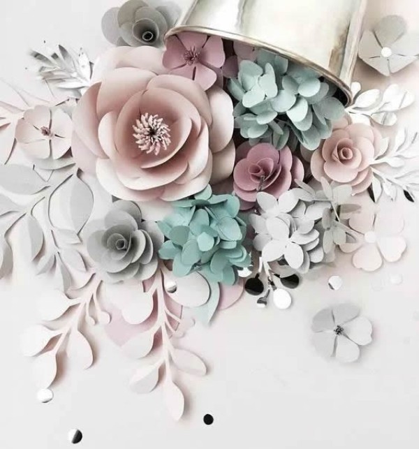 How to make handmade paper flowers with many beautiful paper flowers with complete illustrations