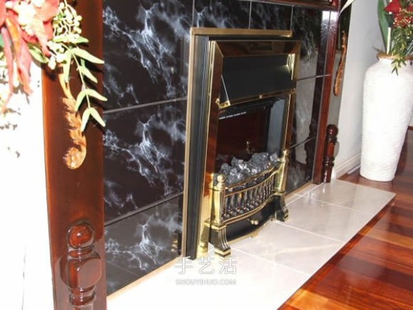 How to make your own antique fireplace, DIY production process of an antique fireplace