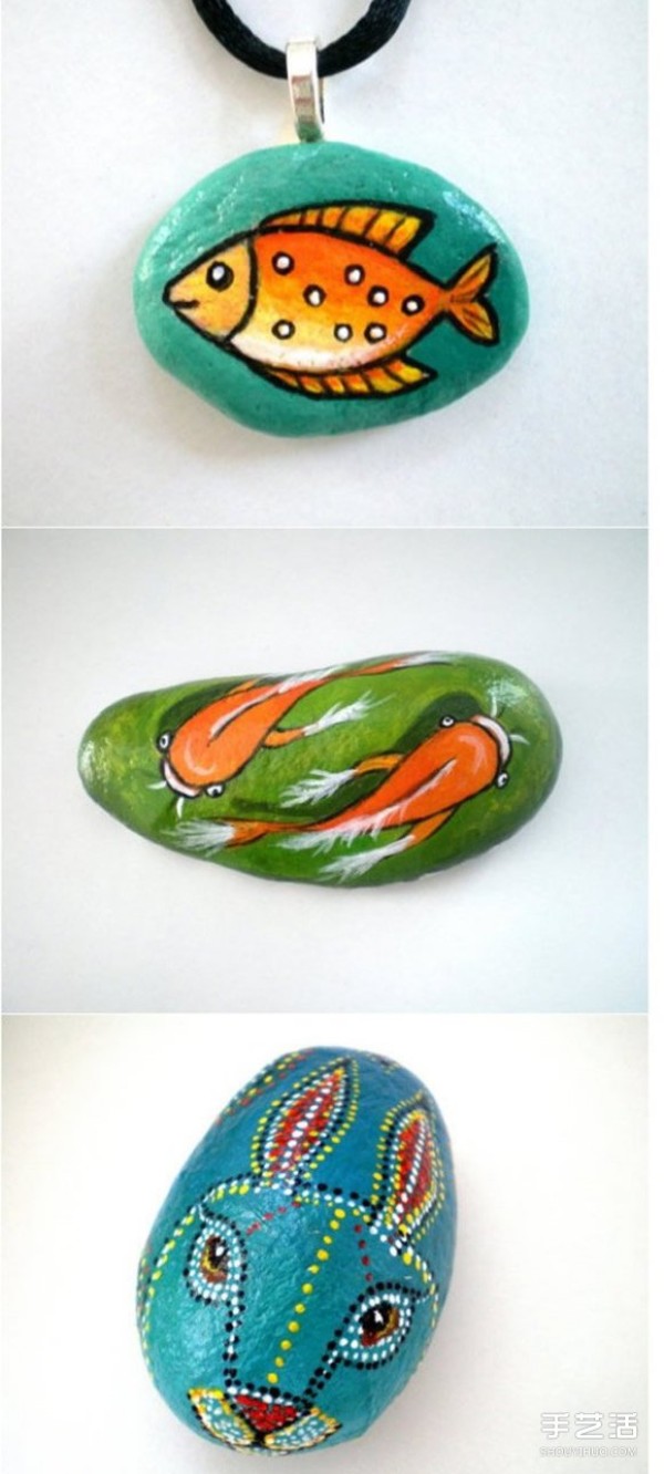 There are so many cute stone paintings to enjoy the cute stone painting pictures