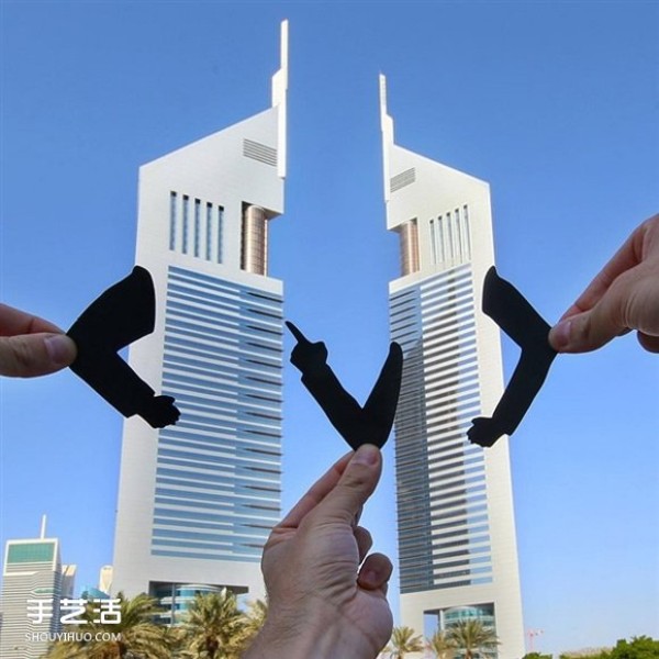 When paper-cut art meets architecture, he destroys landmarks around the world! 