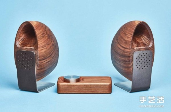 Hear the echo of the ocean, Grovemades wooden conch speaker