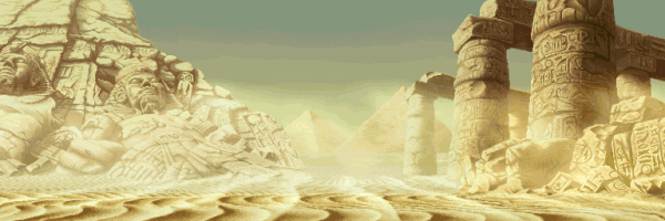 Gorgeous dynamic background for eight-bit games