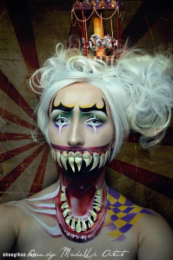 Make-up in the Dark World: The Make-up Art of 23-year-old Girl Joyce