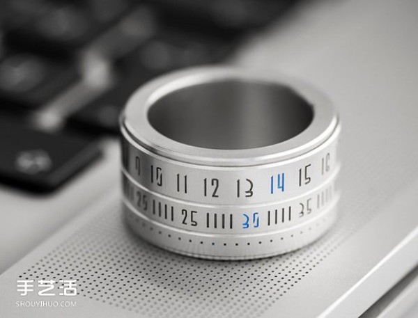 Time flows between your fingers! The smallest watch in history disguised as a ring