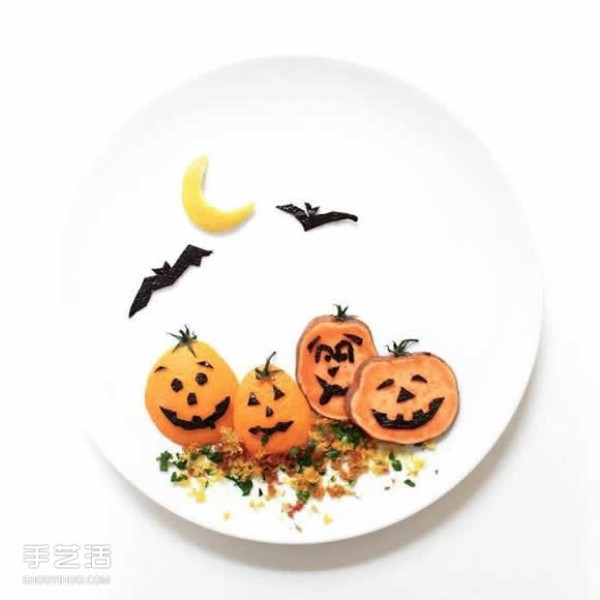 Art on the Plate uses vegetable and fruit kitchen waste to create a culinary canvas