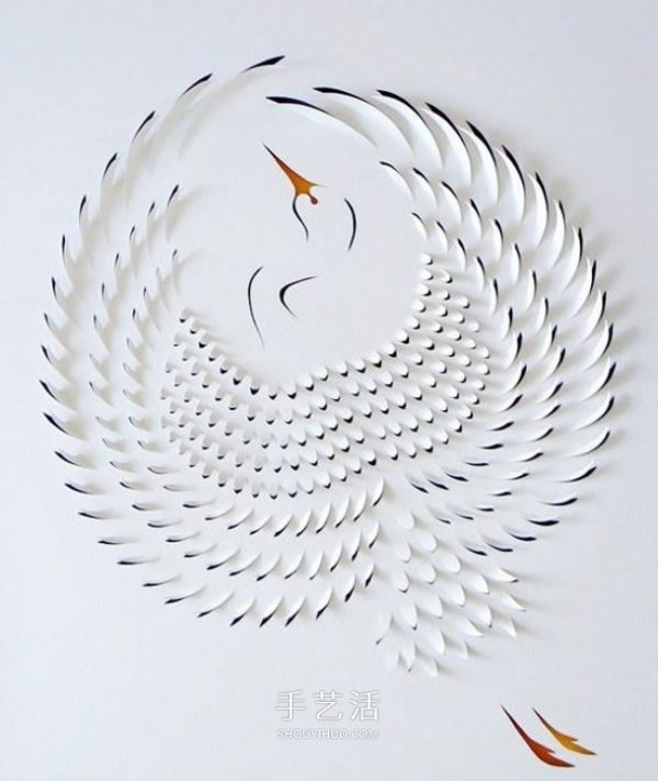 The simple and beautiful three-dimensional paper sculptures have the beauty of returning to nature