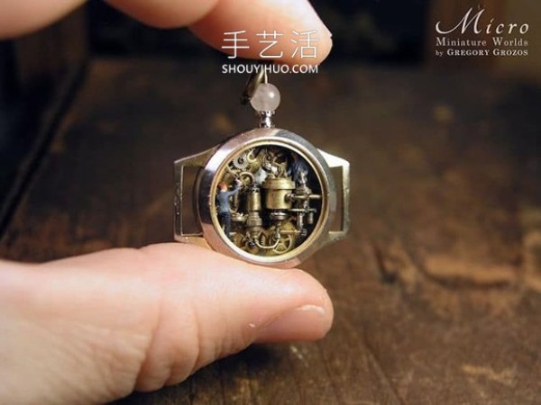 Antique pocket watch transforms into a miniature world! Nostalgic Objects DIY Mini Fantasy Fairy Tale