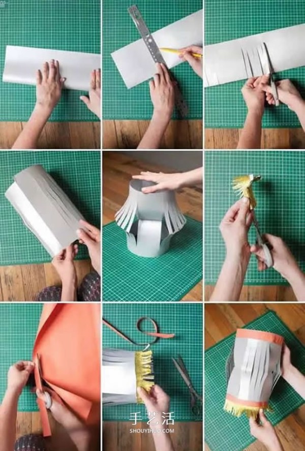 How to make four simple paper lanterns, a tutorial for making handmade lanterns for young children