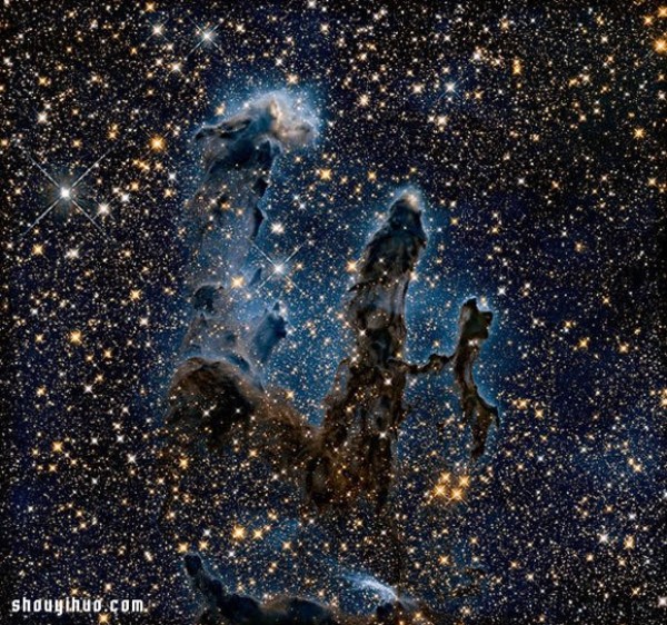 Fascinating Astronomical Phenomenon 2015 Version of the Pillars of Creation