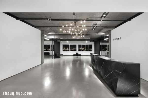 Online retailer SSENSE minimalist office decoration design